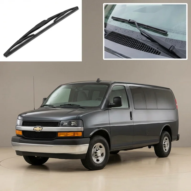 Driver Side Wiper Blade for Chevrolet Express Pasajeros (2010 - 2021) - 1